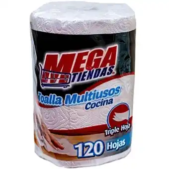 MegaTiendas Toallas de cocina megatiendas 120 hojas x 1 und oferta