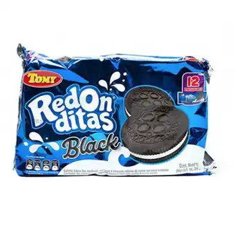 MegaTiendas Galletas dulces redonditas black 12 unds x 34 g c/u oferta