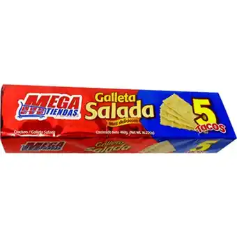 MegaTiendas Galletas saladas megatiendas 5 tacos x 460 g oferta