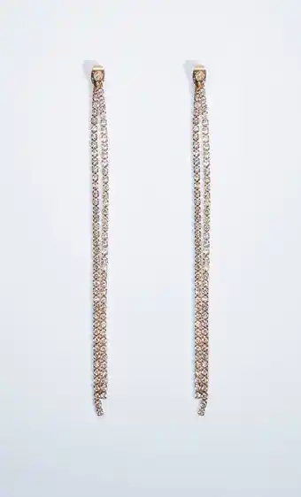 Pendientes largos cristales
