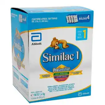 Droguerías Colsubsidio Formula infantil similac 1 prosensitive etapa 0-6 meses oferta