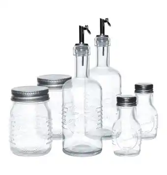Pepe Ganga Set vinagreta, aceitera, salero y pimentero - ikon oferta
