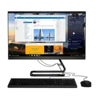 Alkosto Computador all in one lenovo 23.8" pulgadas a340 - intel pentium - ram 4gb - disco ssd 256gb - negro oferta