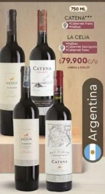 Colsubsidio Vino Catena/La Celia 750ml oferta