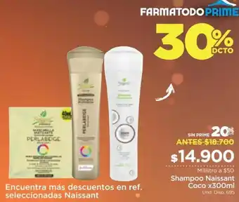 FarmaTodo Shampoo Naissant Coco 300ml oferta