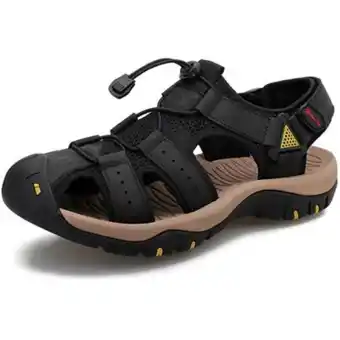Linio Sandalias de cuero para caminar al aire libre para hombre oferta