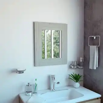 Estra Espejo de baño salomón, humo, ideal para espacios reducidos oferta