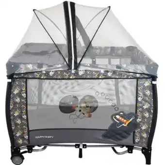Linio Cuna corral bebe happy baby miami gris oferta