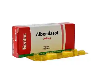 Farmacia San Jorge Albendazol 200 mg 2 tabletas genfar oferta