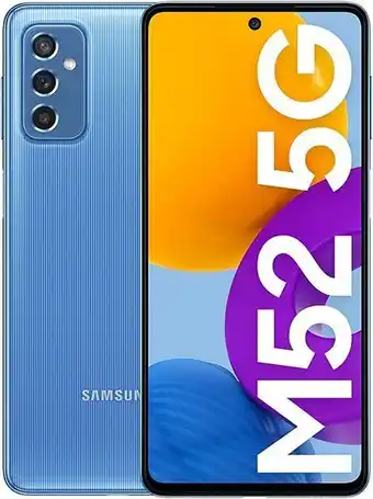 Olímpica Celular samsung galaxy m52 6 gb ram 128 gb - azul oferta