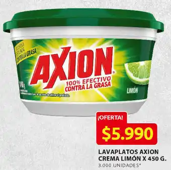 Ara Lavaplatos Axion Crema Limón 450g oferta