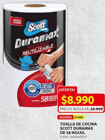 Ara TOalla de Cocina Scott Duramax de 58 Hojas oferta