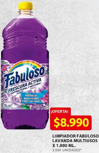 Ara Limpiador Fabuloso Lavanda Multiusos 1000ml oferta