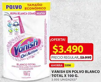 Ara Vanish en Polvo Blanco Total 100g oferta