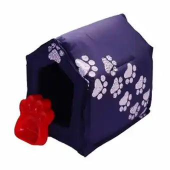 Alkosto Casa mascotas domestica pequeña azul oscuro oferta