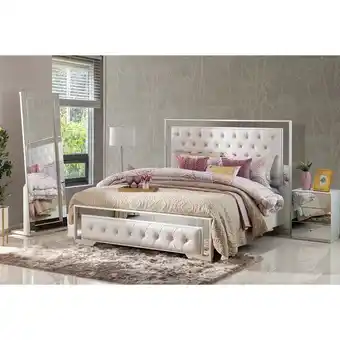 Muebles Jamar Cama doble foster eurolino perla oferta