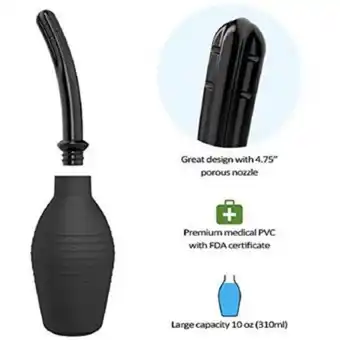 Linio Enema - cap 310ml bomba lavado ducha intima lavado anal y vaginal oferta