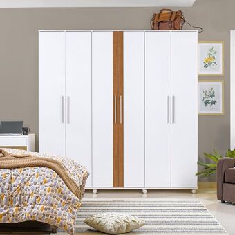 Closet brunelli blanco, capuccino plus 214x220x50*