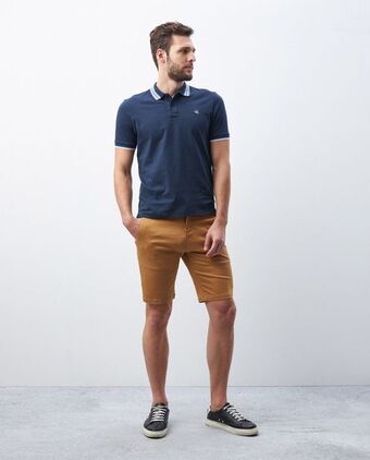 Chevignon Camiseta de hombre tipo polo, slim fit manga corta - detalles en contraste oferta