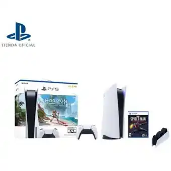 Linio Ps5 ps5 + hfw voucher + ps5 miles morales + ps5 cargador oferta