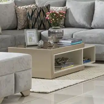 Muebles Jamar Mesa de centro luxury champaña, perla oferta