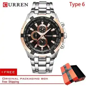 Linio Nueva venta curren relojes hombres cuarzo top brand analógico relojes militares para hombres hombres reloj deportivo del ejér oferta