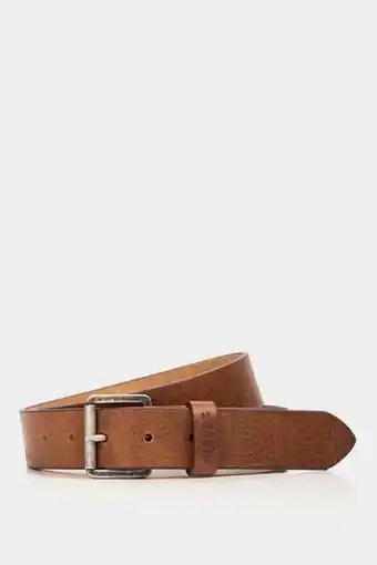 Vélez Cinturón unifaz barragan de cuero para hombre efecto vintage miel oferta