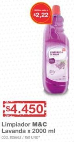 Makro Limpiador M&C Lavanda 2000ml oferta