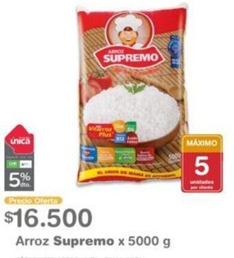 Makro Arroz Supremo 5000g oferta