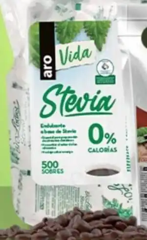 Makro Endulzante Stevia Aro Vida 500 Und oferta