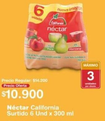 Makro Néctar California Surtido 6 Und x 300ml oferta