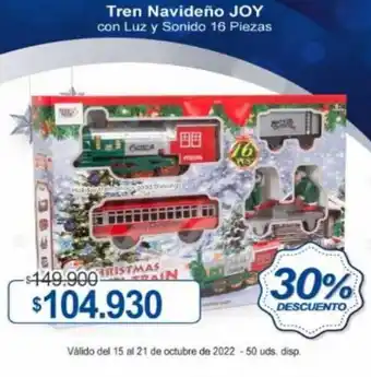 Alkosto Tren Navideño Joy oferta