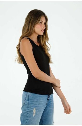 Tennis Camiseta negra para mujer oferta