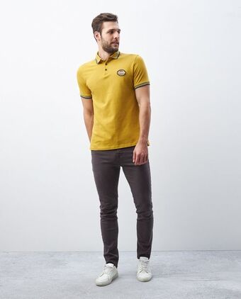 Chevignon Camiseta de hombre tipo polo, classic fit manga corta - detalles en contraste y aplique oferta