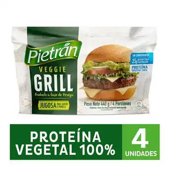Carulla Hamburguesa veggie pietran 440 gr oferta