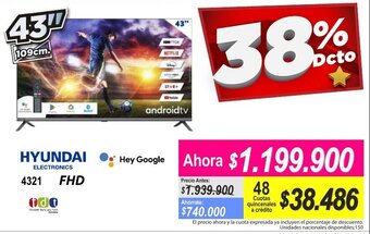 Alkomprar Hyundai FHD 43" oferta