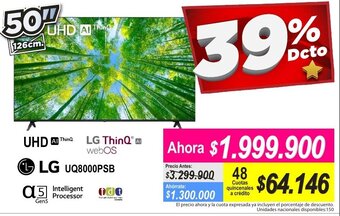 Alkomprar LG ThinQ UHD 50" oferta