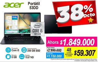 Alkomprar Acer Portátil 53DD oferta