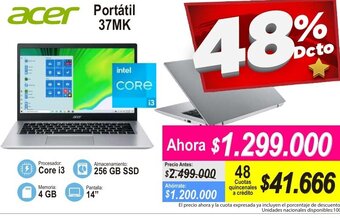 Alkomprar Acer Portátil 37MK oferta