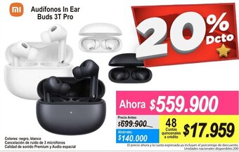 Alkomprar Audífonos In Ear Buds 3T Pro oferta