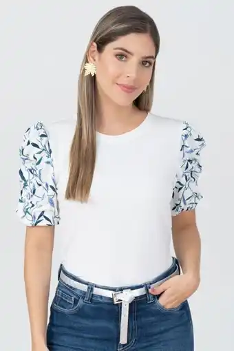 Unipunto Camiseta manga corta con recogido oferta