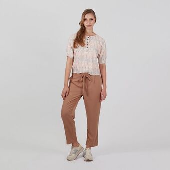 Fuera de Serie Pantalon tiro alto bota recta oferta