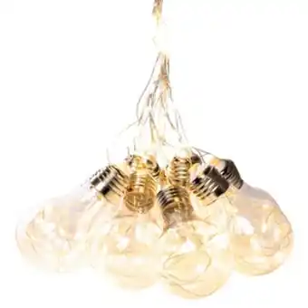 Alkosto Luces navidad joy bombillos picnic luz cálida x 100 luces oferta