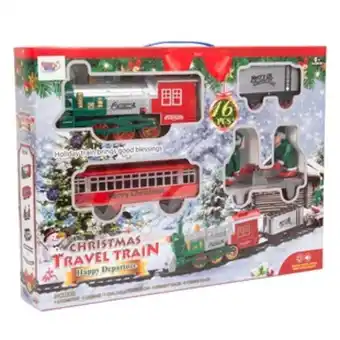 Alkosto Tren navideño joy con luz y sonido 16 piezas oferta