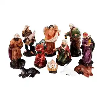 Panamericana Pesebre de 11 figuras en polirresina oferta