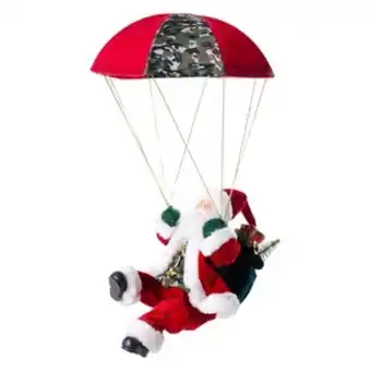 Alkosto Muñeco papá noel joy en paracaidas con música 60 cm oferta
