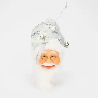 Panamericana Cabeza colgante de santa de 24 cm, gris con lentejuelas oferta