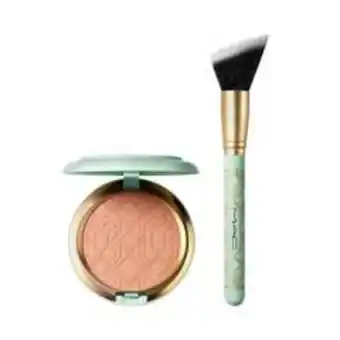 Falabella Set de maquillaje with fame blush mac: rubor powder blush + brocha 161s duo fibre face glider brush oferta