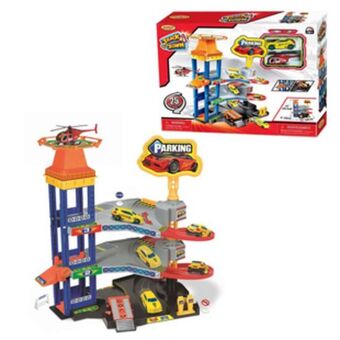 Alkosto Set carros de juguete garaje metro town express wheels oferta
