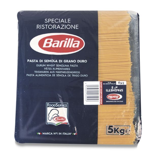 Makro Spaghetti barilla 5000g oferta